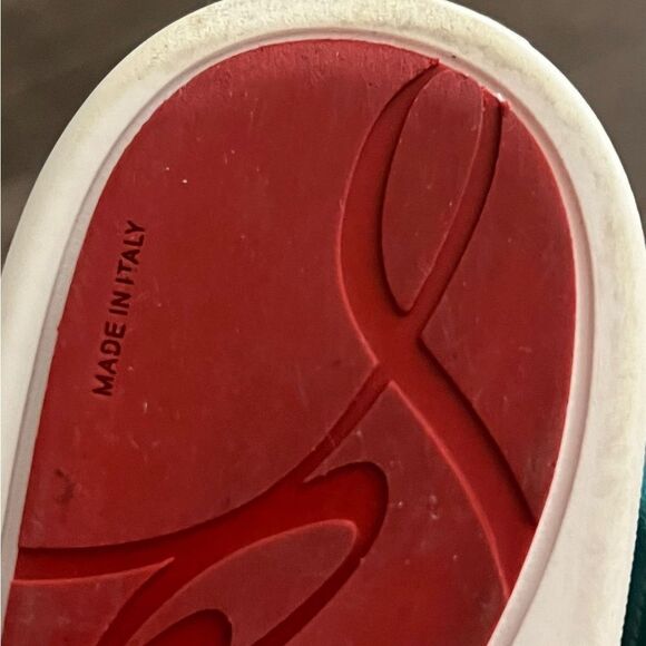 Christian Louboutin Vierissima Iridescent Flat Sneakers - Picture 8 of 11